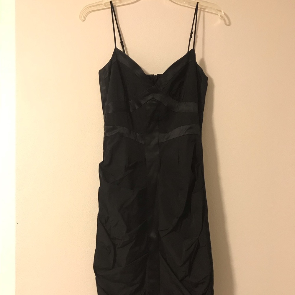 Calvin Klein silk black dress size 2